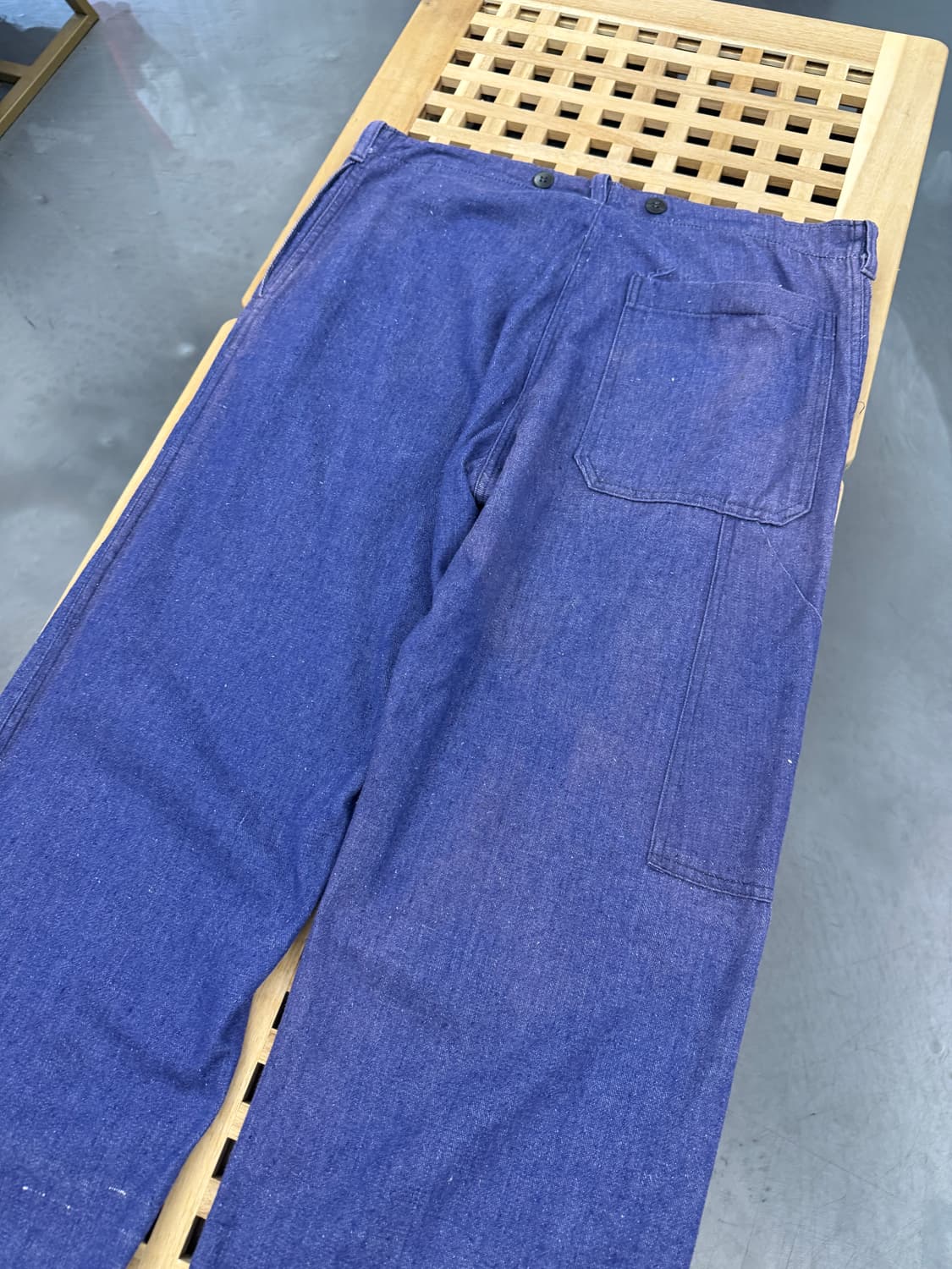 FADED DENIM OLD VINTAGE FRENCH 프렌치워크팬츠 상품이미지9