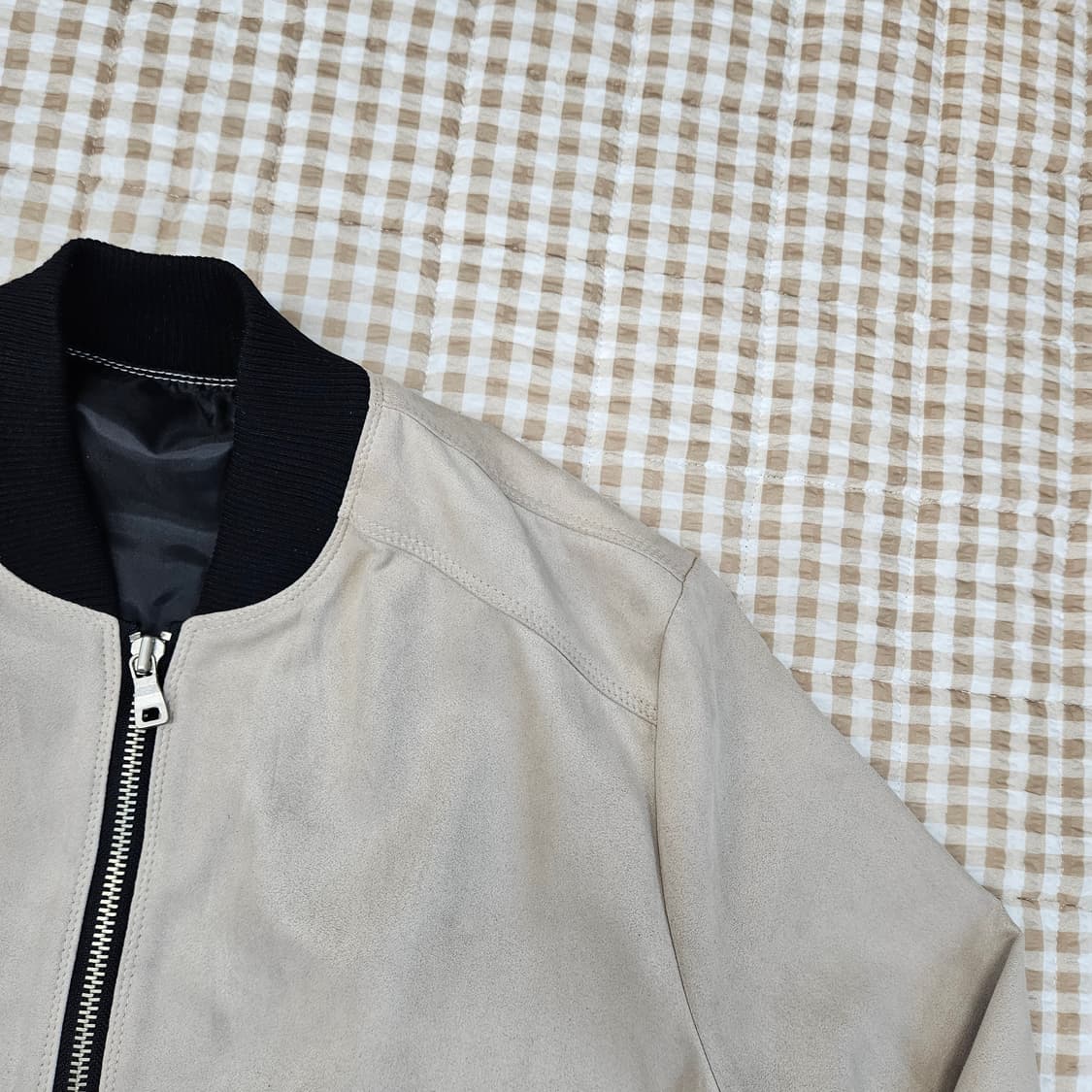 간절기 스웨이드 집업자켓 남자100 상품이미지3