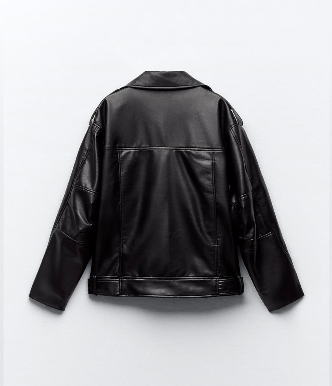 zara 자라 레더 오버사이즈 바이크 자켓 상품이미지6