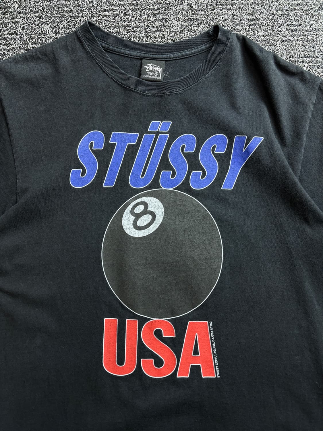 스투시 USA 8볼 피그먼트 다이드 티셔츠 2780 상품이미지1