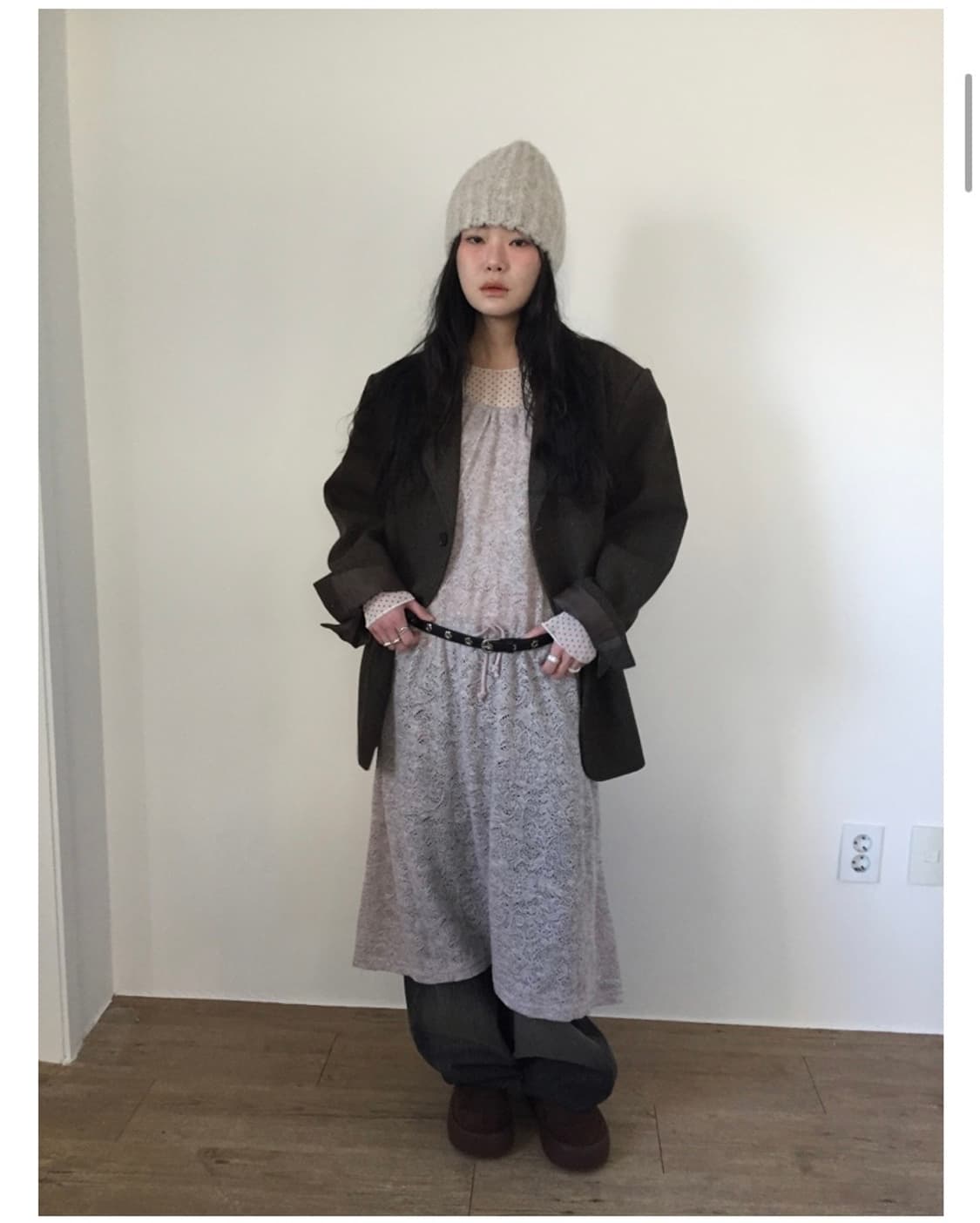 셰퍼드 체크 블레이저 상품이미지2