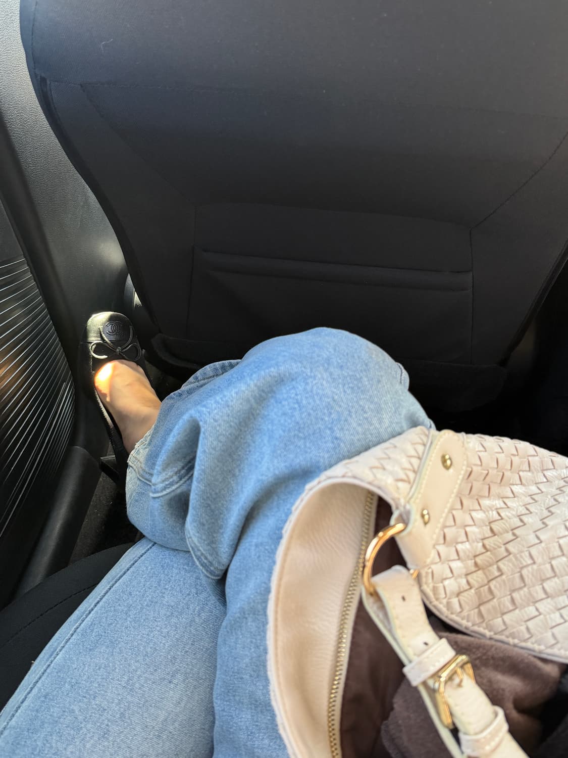 샤넬 발레리나 캔버스 펌프스힐 235 상품이미지9