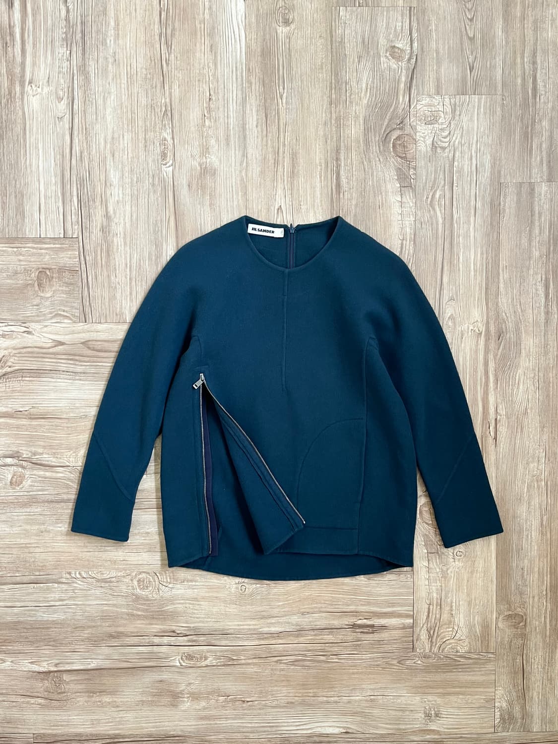 JIL SANDER 스톤블루 울 스웨터  상품이미지2