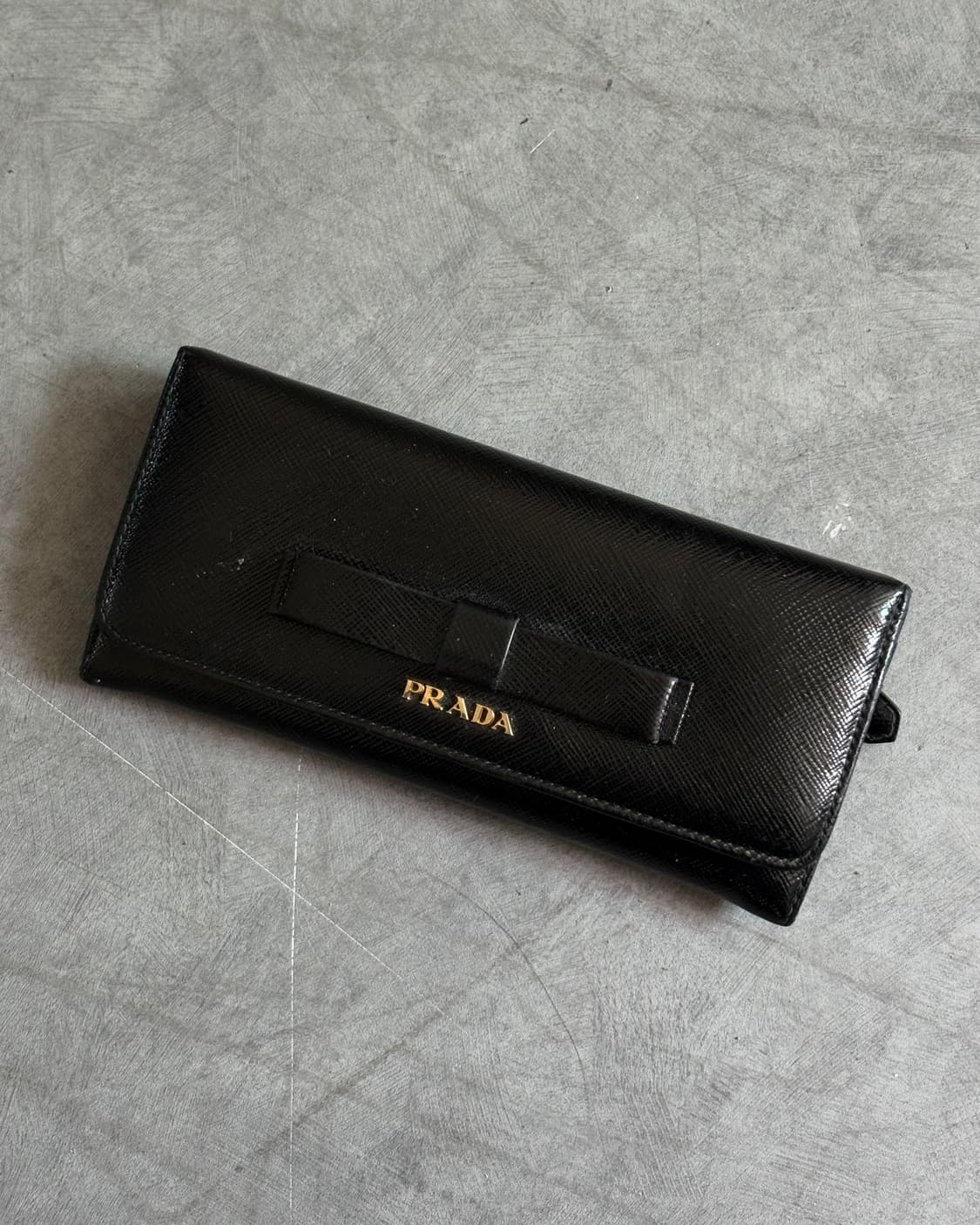 Prada 프라다 리본 로고 지갑 상품이미지3