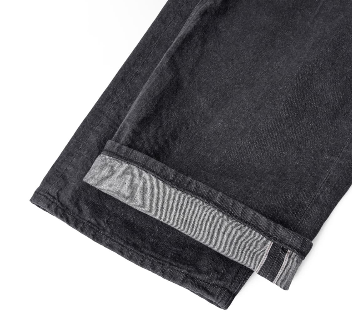 Regular selvedge jeans black (4) 상품이미지2