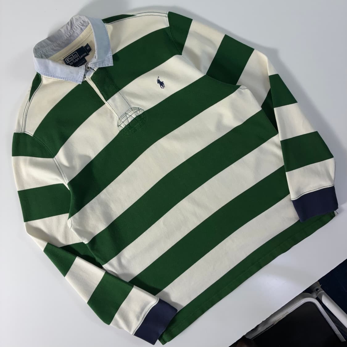 Polo 폴로 랄프로렌 그린 아이코닉 럭비티 상품이미지2