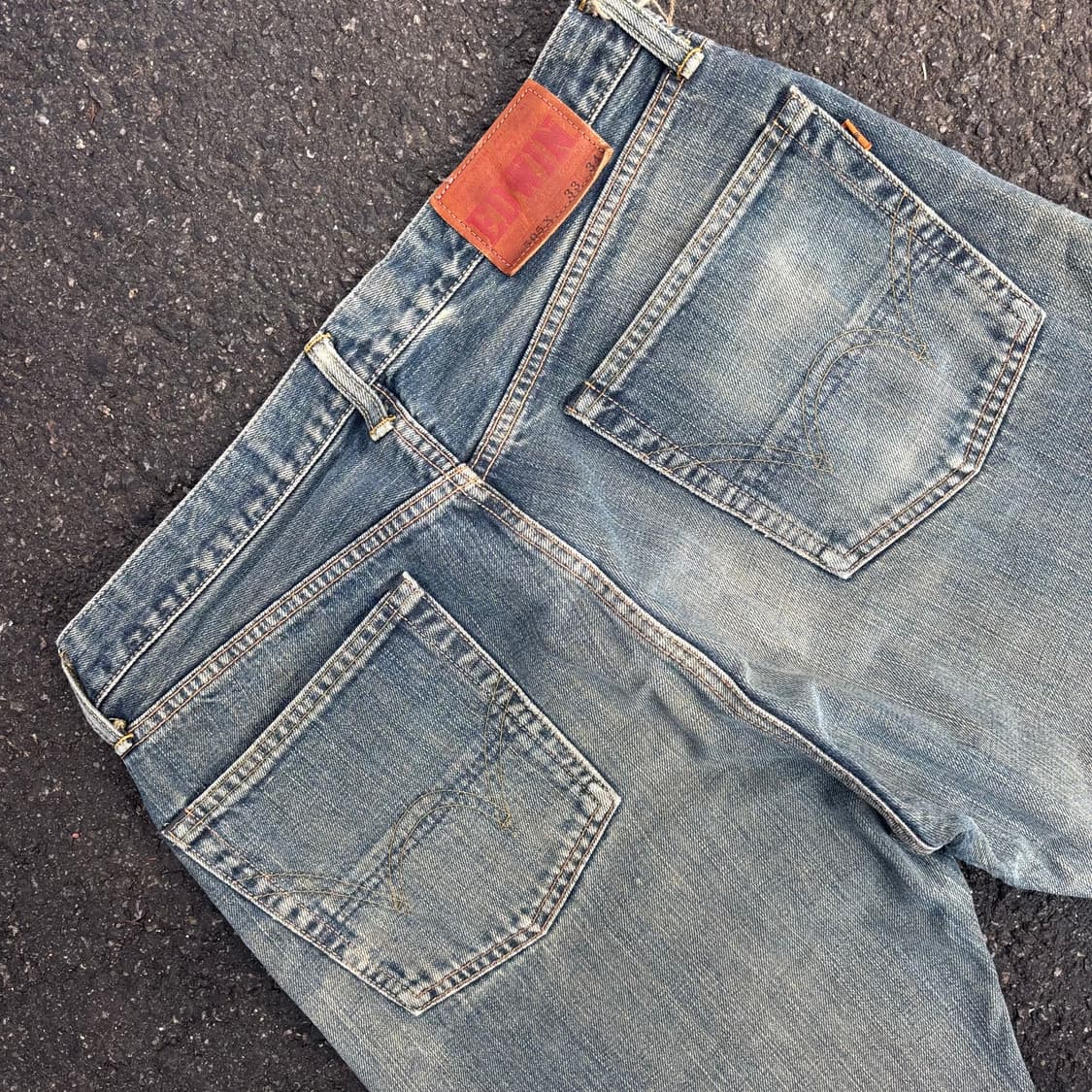 일본 에드윈 505x 셀비지 데님 상품이미지9