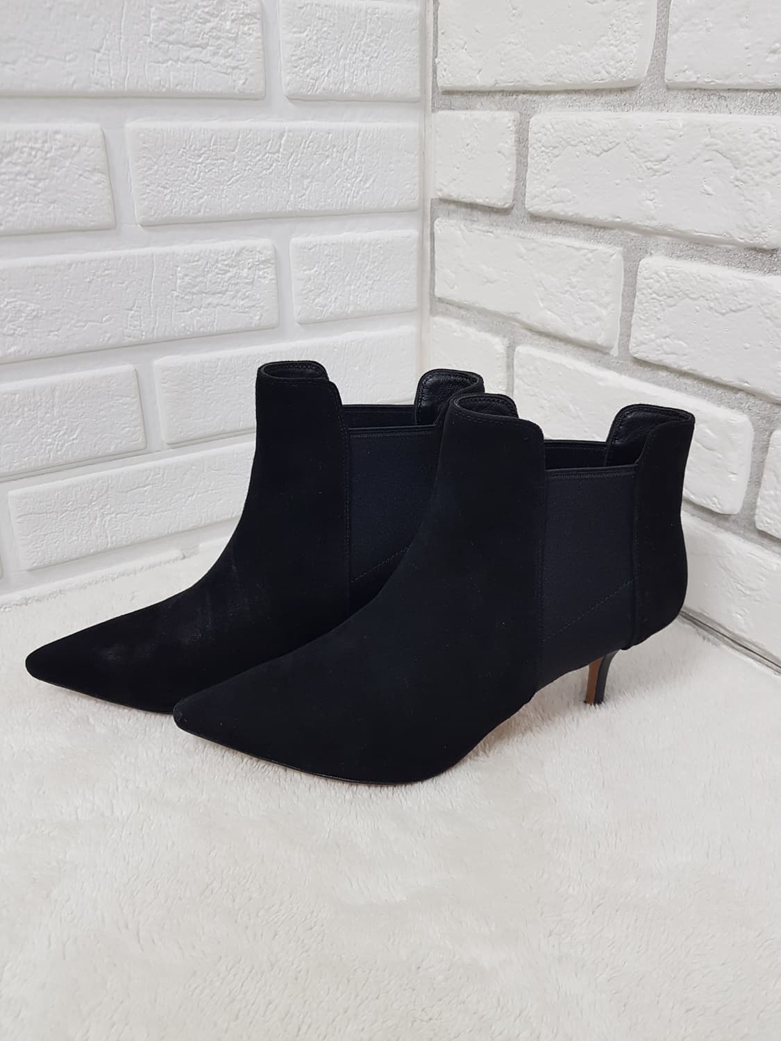 [37/240/정품] 셀린느 스웨이드 앵클부츠 첼시부츠 상품이미지3