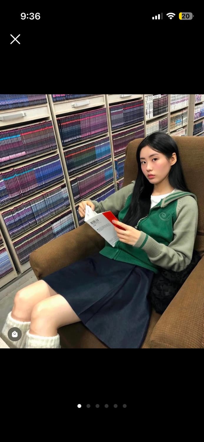 엔조블루스 레글런 니트 집업 후디 상품이미지2