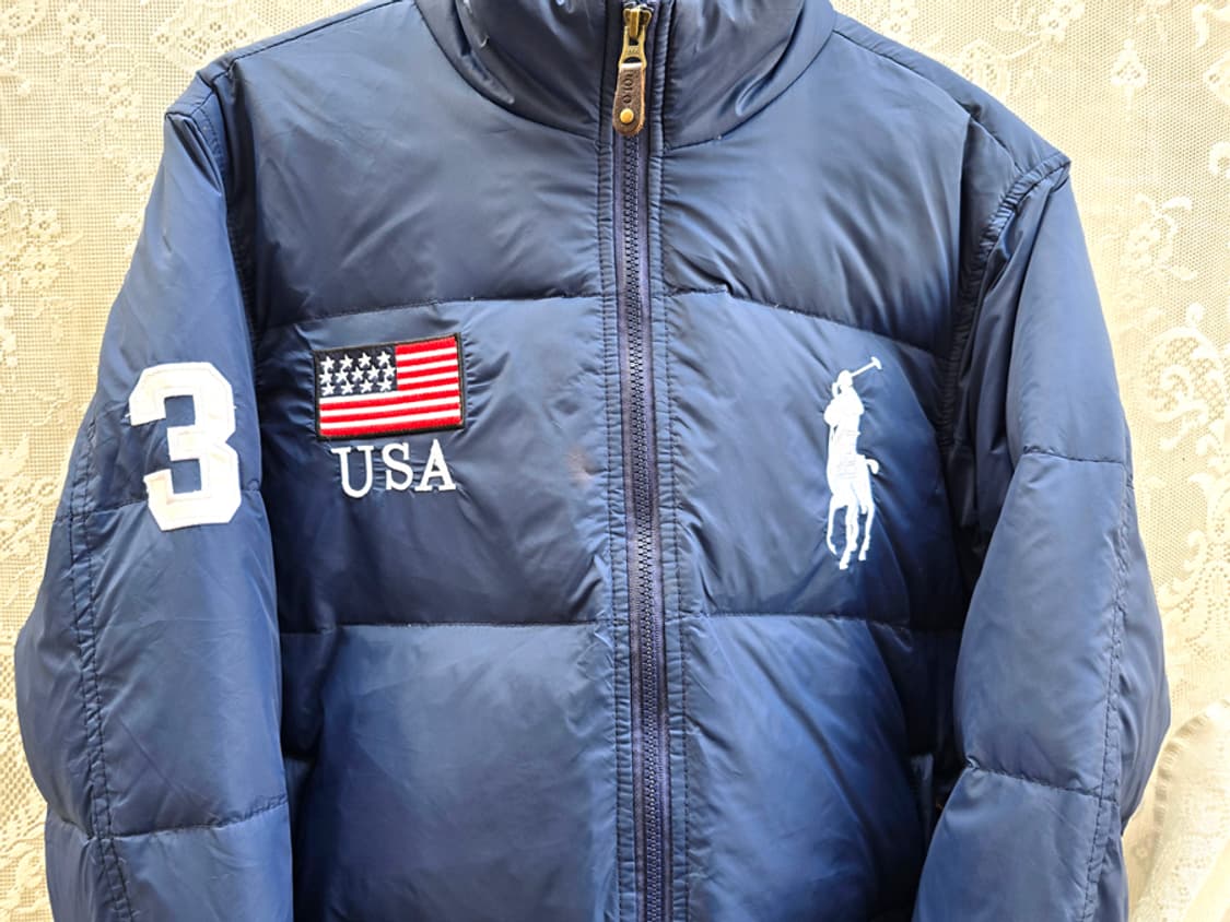 폴로 랄프로렌 빅포니 성조기 패딩 상품이미지3