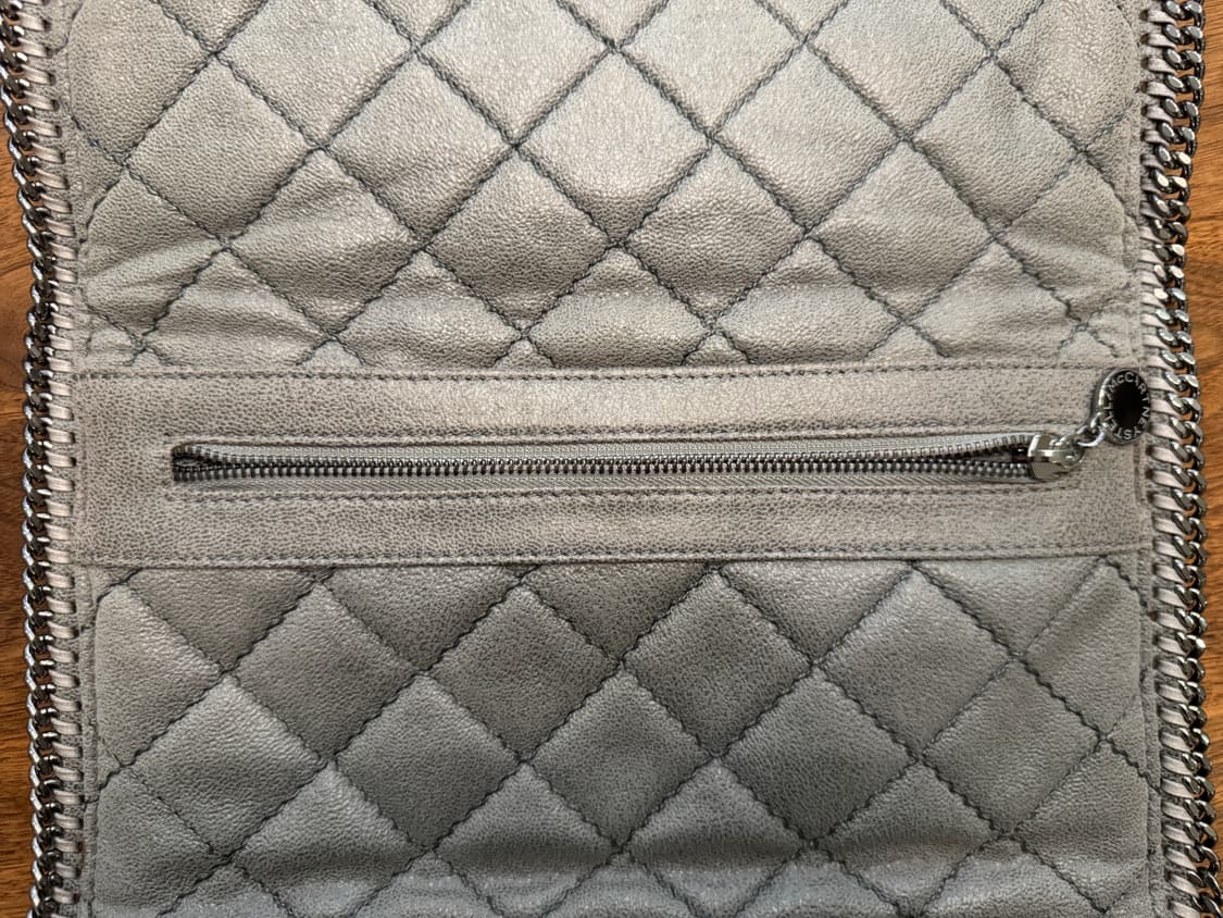 스텔라 매카트니 파라벨라 클러치 (스웨이드/그레이) 상품이미지4