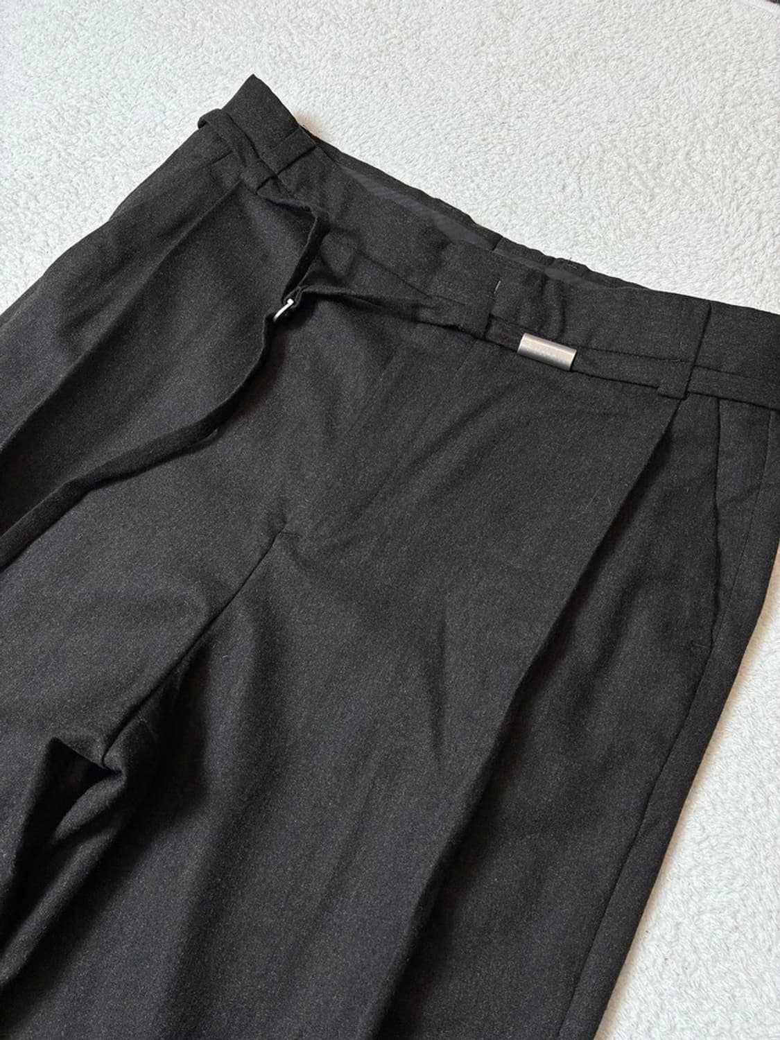 세터 SATUR 핀턱 와이드 울 팬츠 PN7031 상품이미지2