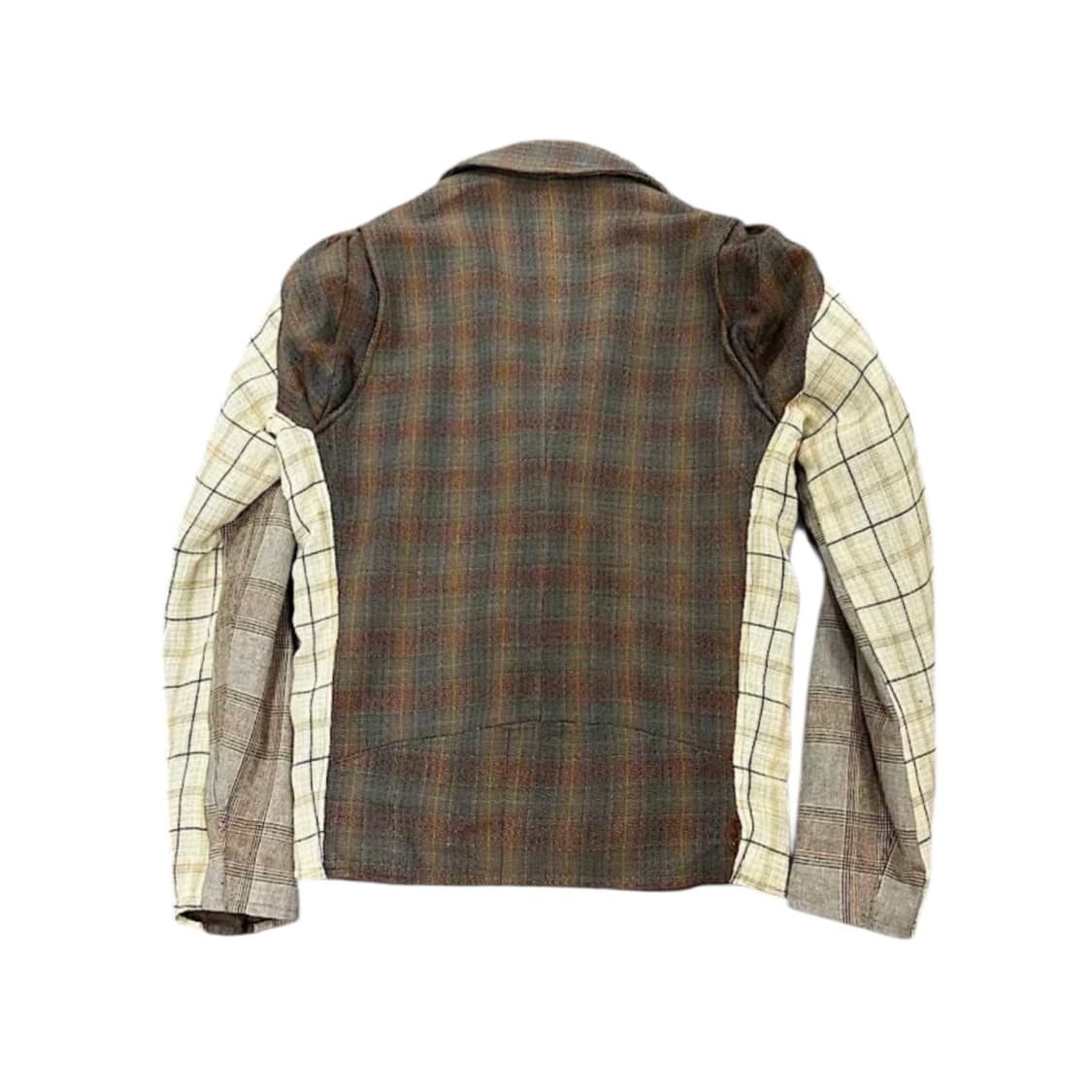 빈티지 플레이드 라이더 자켓 상품이미지3