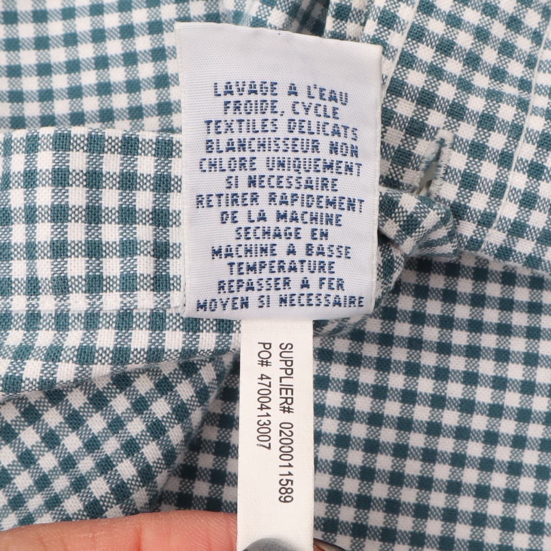 폴로 랄프로렌 스트레치 옥스포드 깅엄 체크 셔츠 상품이미지10