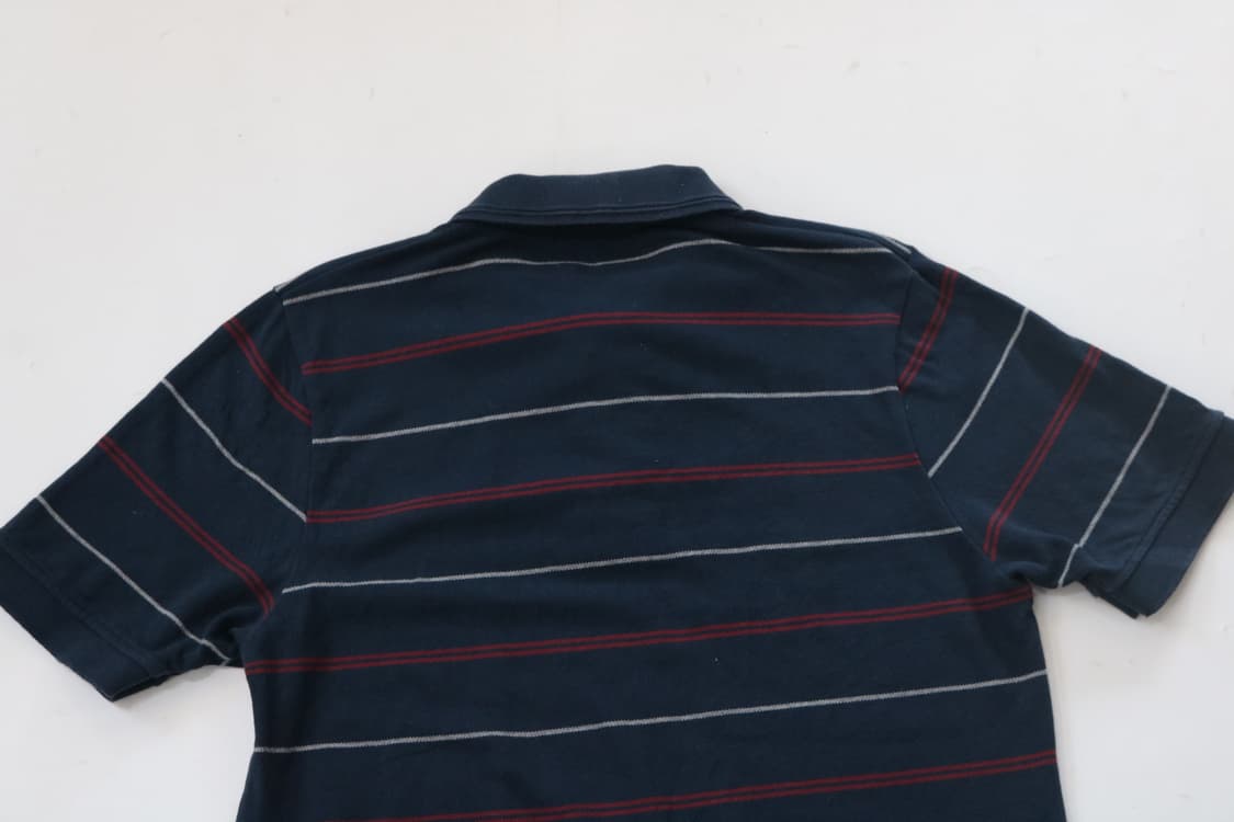 칸사이 야마모토 빈티지 스트라이프 피케 카라티 (M) 상품이미지8