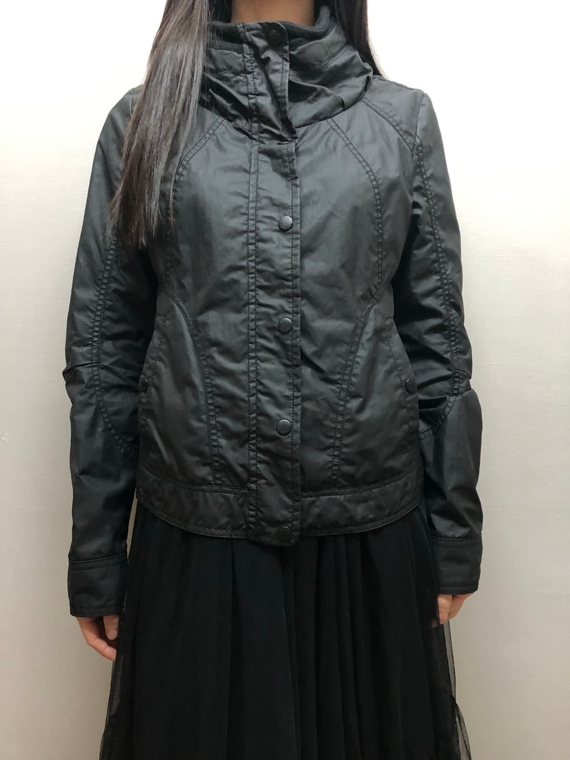 빈티지 게스 블랙 펑크 점퍼 상품이미지1