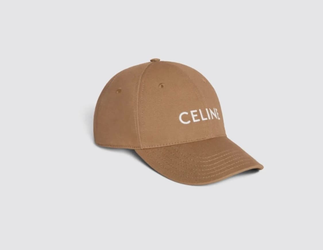[새상품] CELINE 셀린느 코튼 베이스 볼 캡 라이트 브라운 상품이미지2