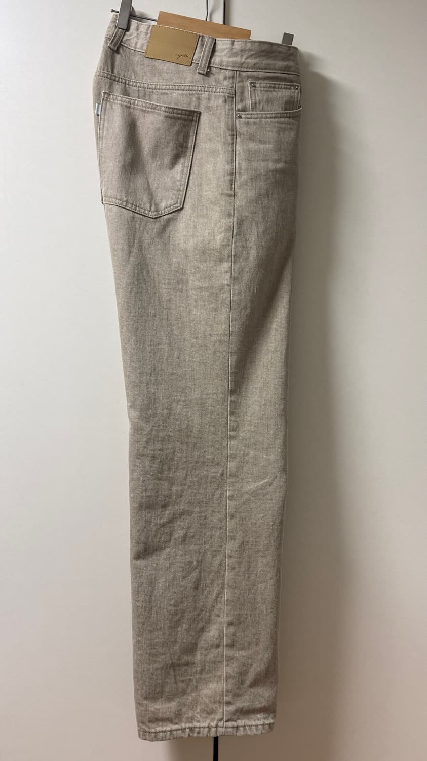 [L] youth straight denim sand beige 상품이미지1