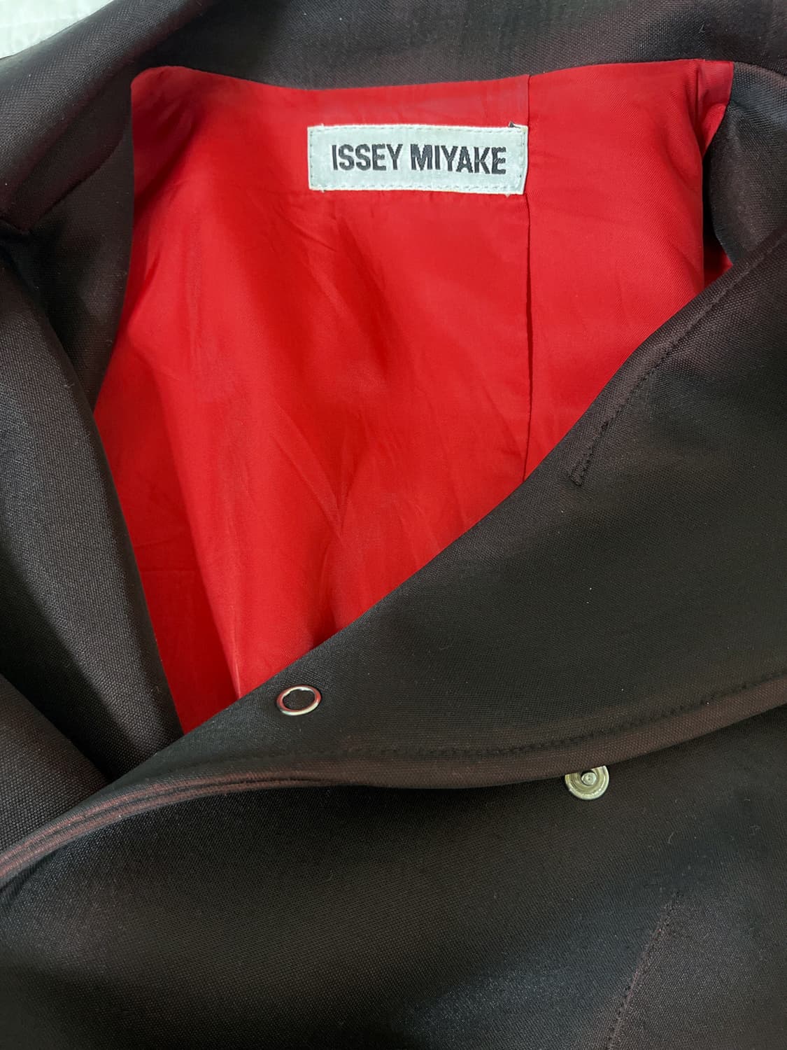 Issey miyake 더블 버튼 코트 원피스 상품이미지2