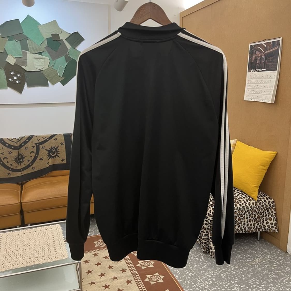 아디다스 올드스쿨 레트로 스포티 검흰 져지 집업 100 C10022 상품이미지4