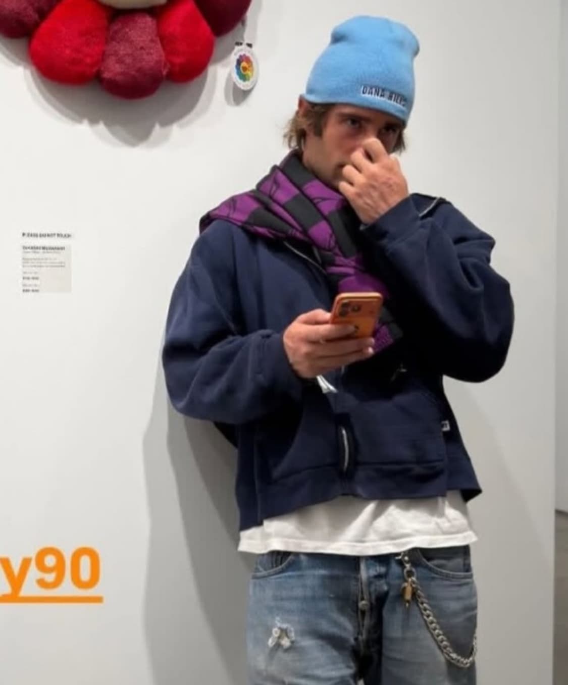 [XL] 90s 러셀 애슬레틱 후드집업 네이비 굿컨디션 상품이미지1