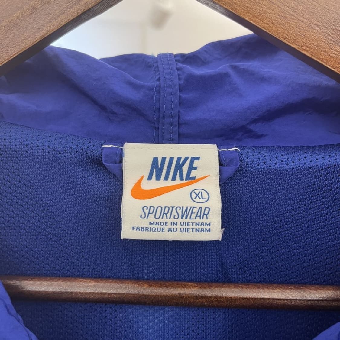 나이키 올드스쿨 레트로 배색 윈드러너 바람막이 자켓 XL C10531 상품이미지5