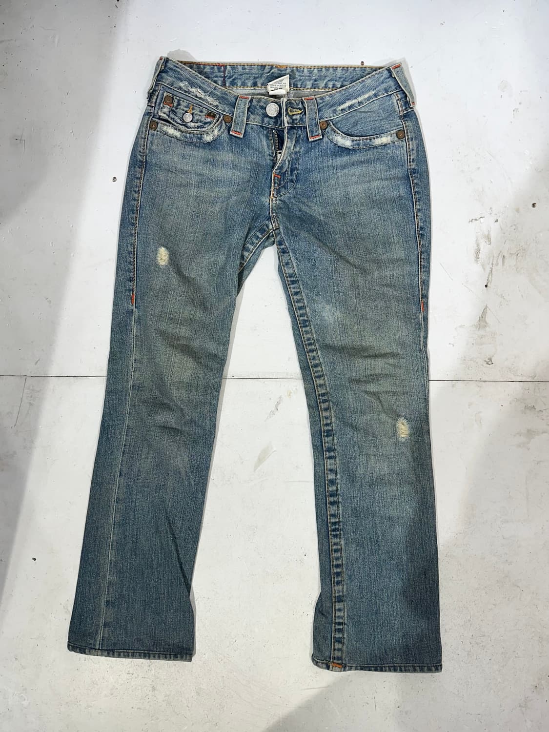 트루 릴리전 USA 연청 데님 팬츠 청바지 26 상품이미지4