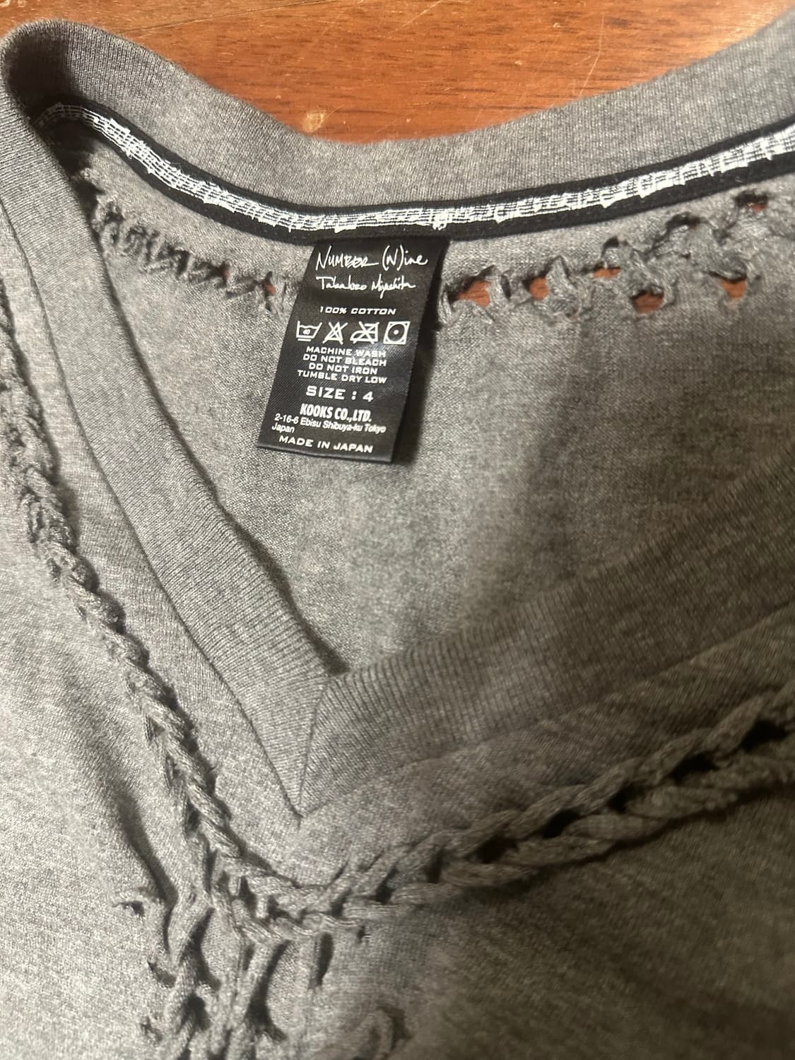 Number (N)ine 07 뜨개 롱슬리브 상품이미지3