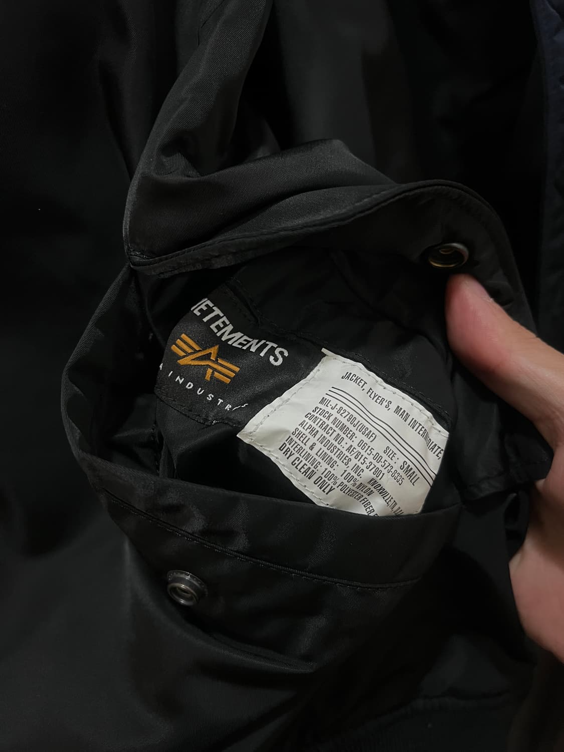 [s] 베트멍 알파인더스트리 리워크 봄버 상품이미지7