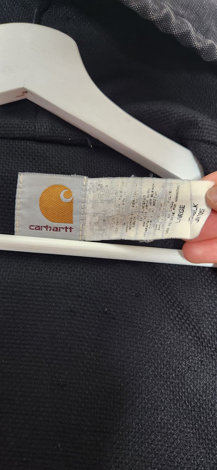 칼하트 JR105 블랙 엑티브 후드 자켓 상품이미지6