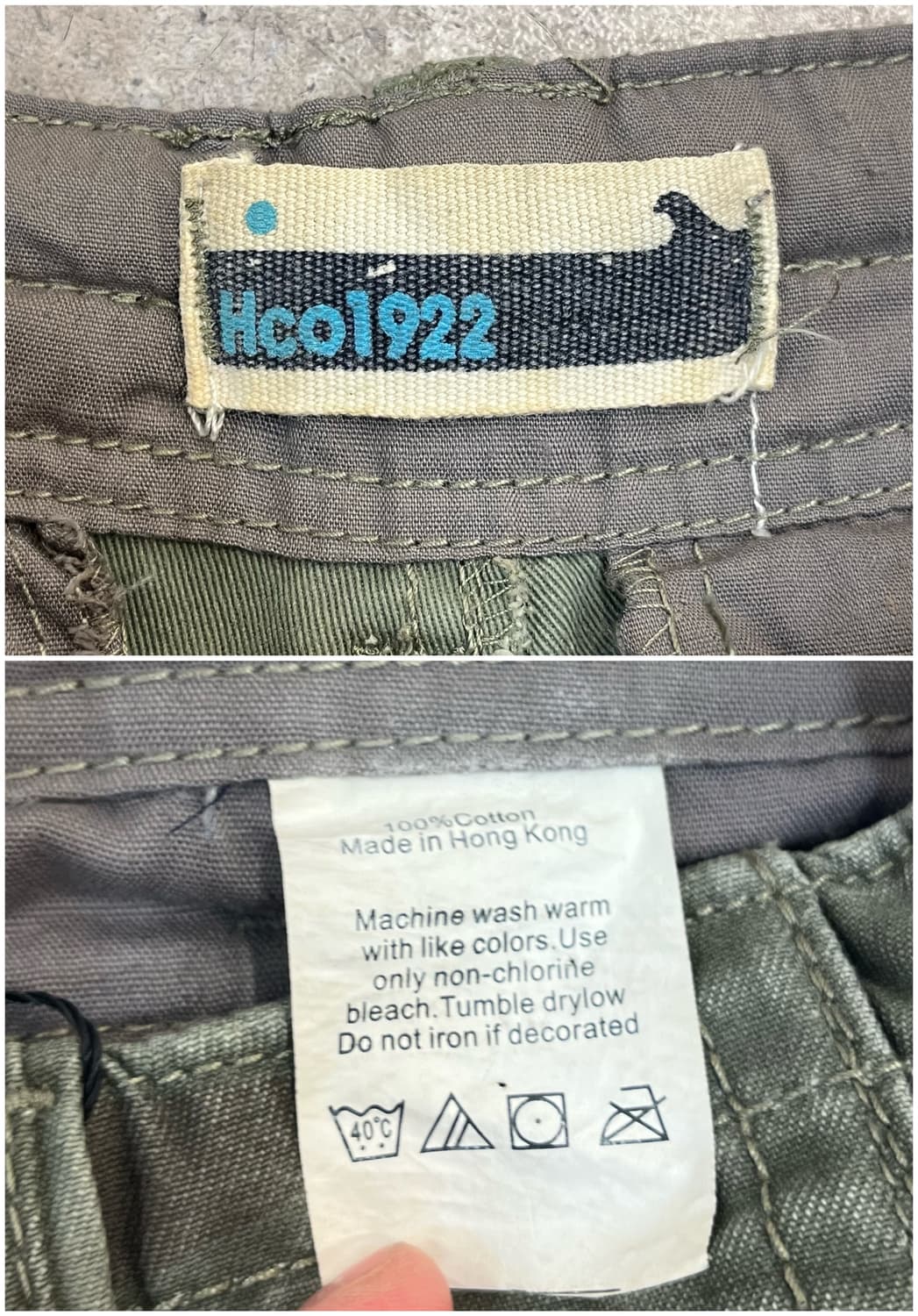 빈티지 Hco 1922 카모 카고 하프 팬츠 #csz3383 상품이미지3