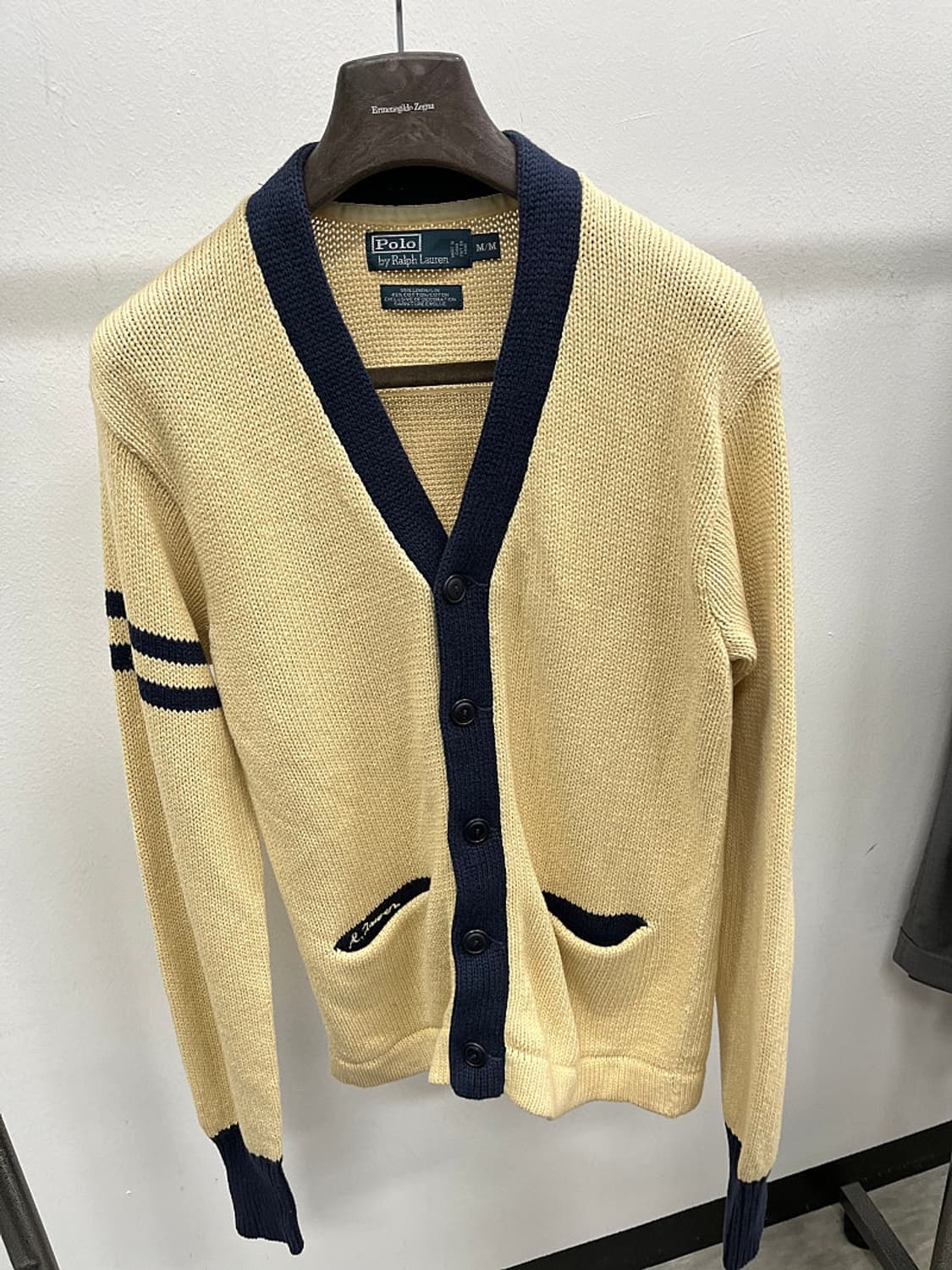 100-105) 폴로 핸드 니트가디건  상품이미지4