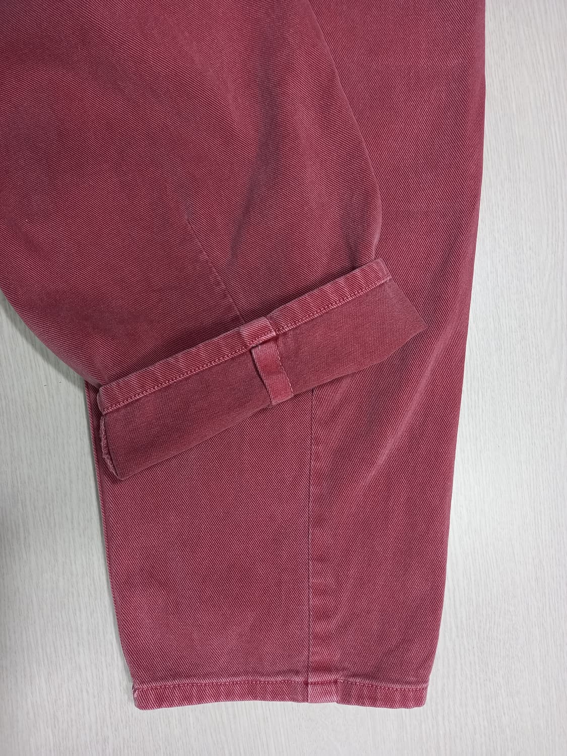 30 DoT 하이웨이스트 와이드핏 벌룬팬츠 연버건디 30-175 상품이미지5