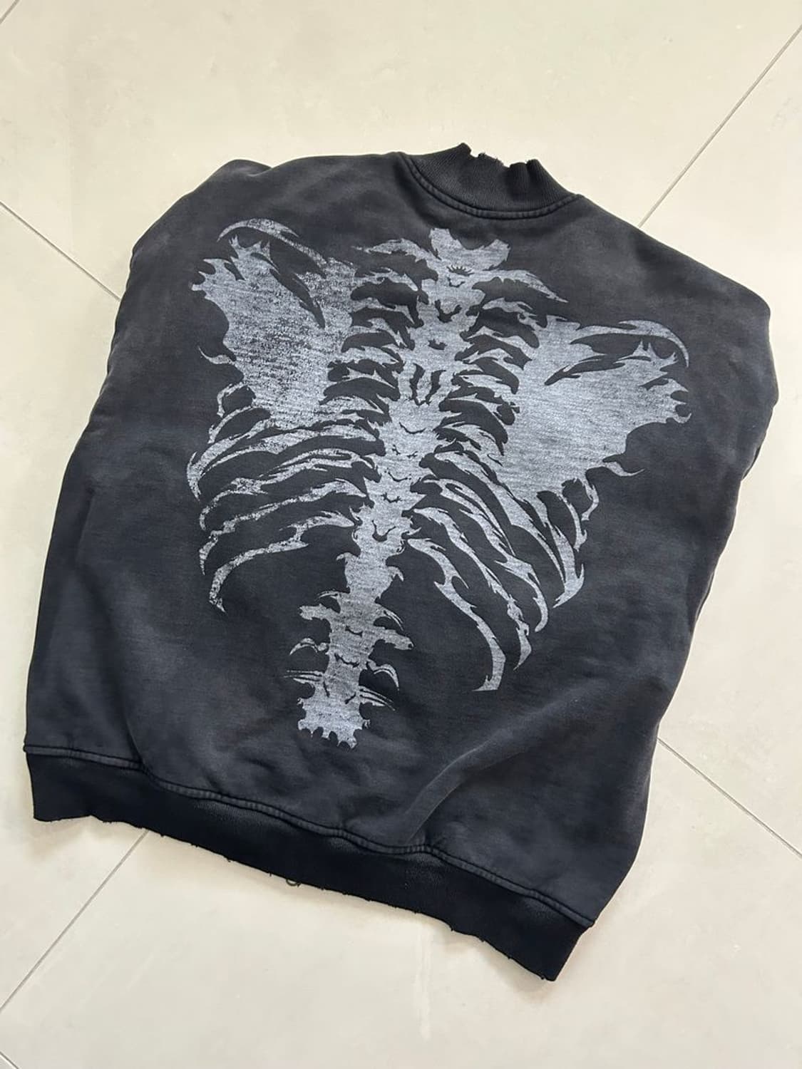 SWEAT BONE BOMBER JACKET 스웨트본 봄버 재킷 상품이미지6