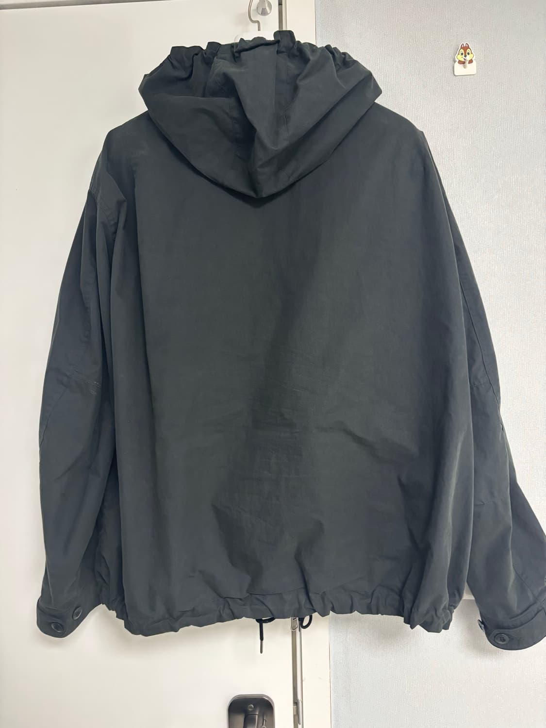 이얼즈어고 체크 리버시블 샌드파카 2/M사이즈 상품이미지5