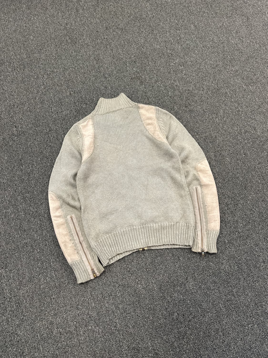 L) 재패니즈 빈티지 그레이 니트 집업 상품이미지7