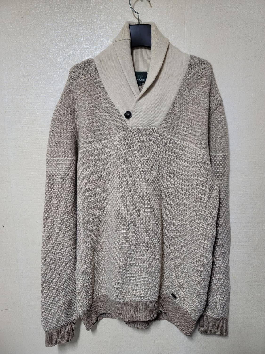 헨리코튼 숄카라 니트 상품이미지1