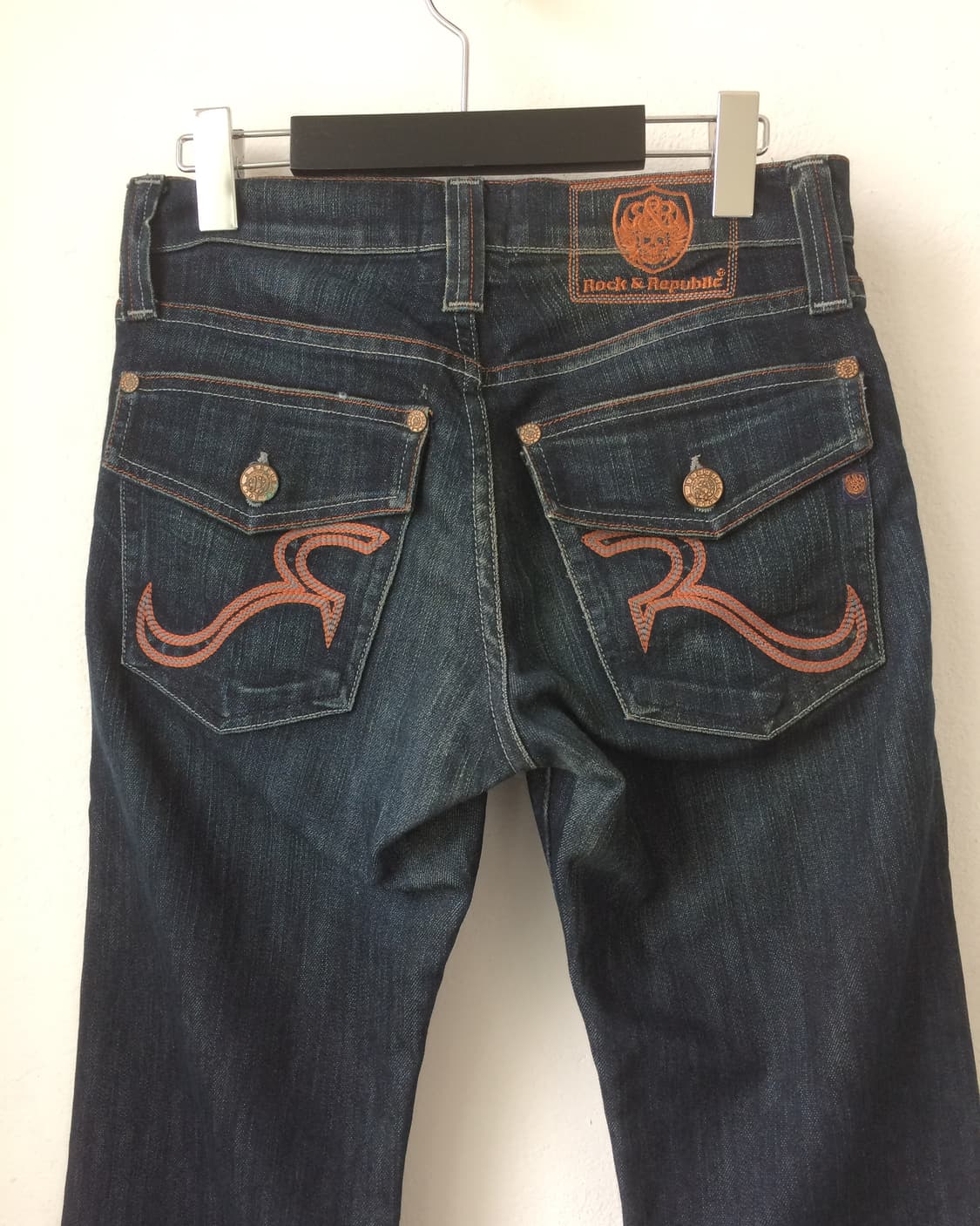 Back pocket point denim pants 상품이미지3
