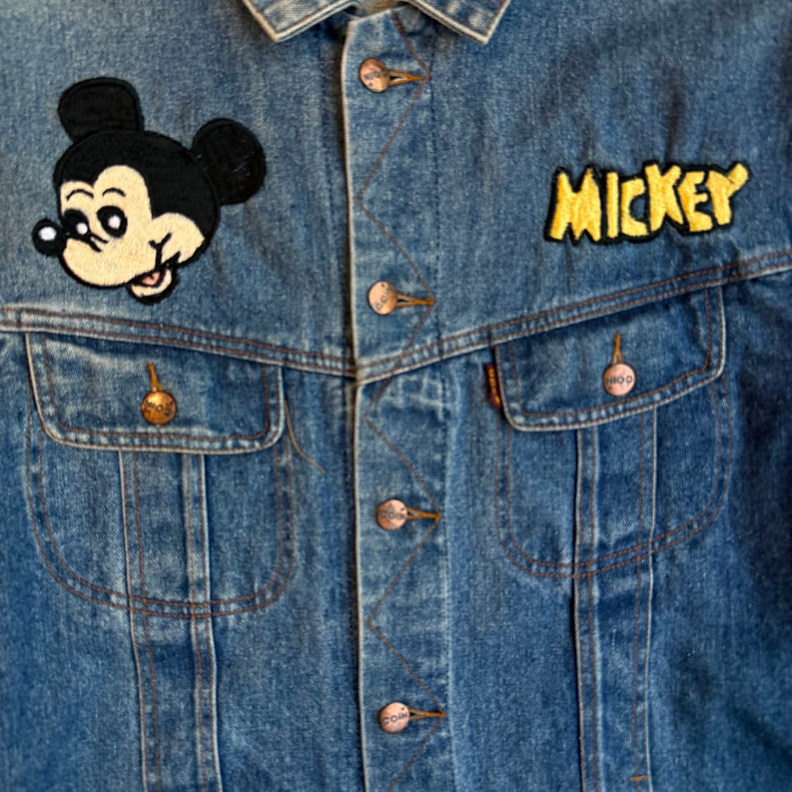 카우보이 미키 빈티지 데님자켓 상품이미지2
