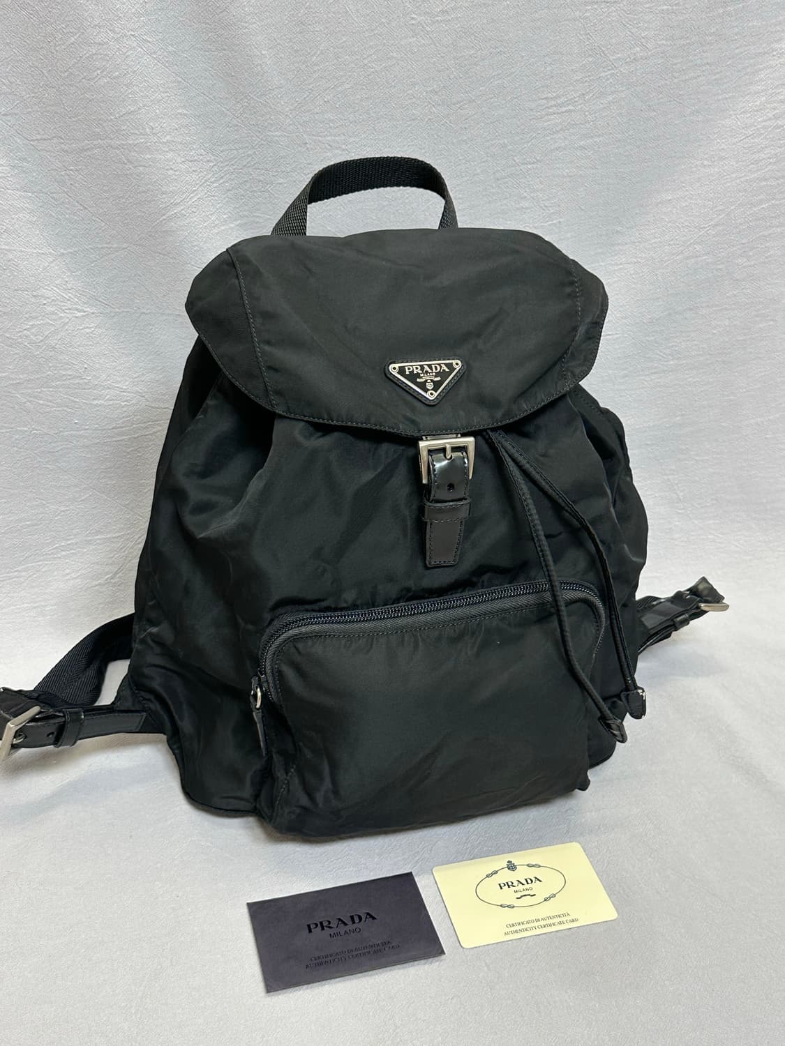 프라다 원포켓 백팩 나일론 포코노 개런티카드 포함 상품이미지4