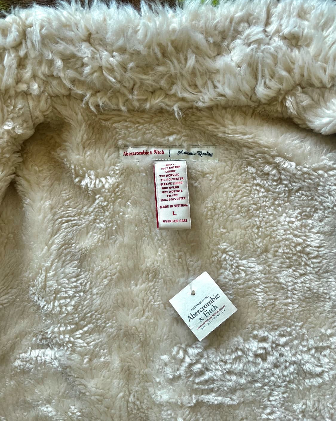 2000s Abecrombie & Fitch Trucker Fur JK 상품이미지6