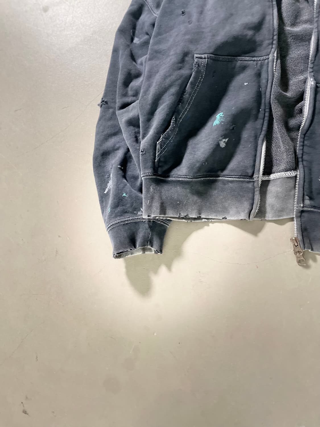 저널스탠다드 TRISECT 데미지 집업 후디 상품이미지5