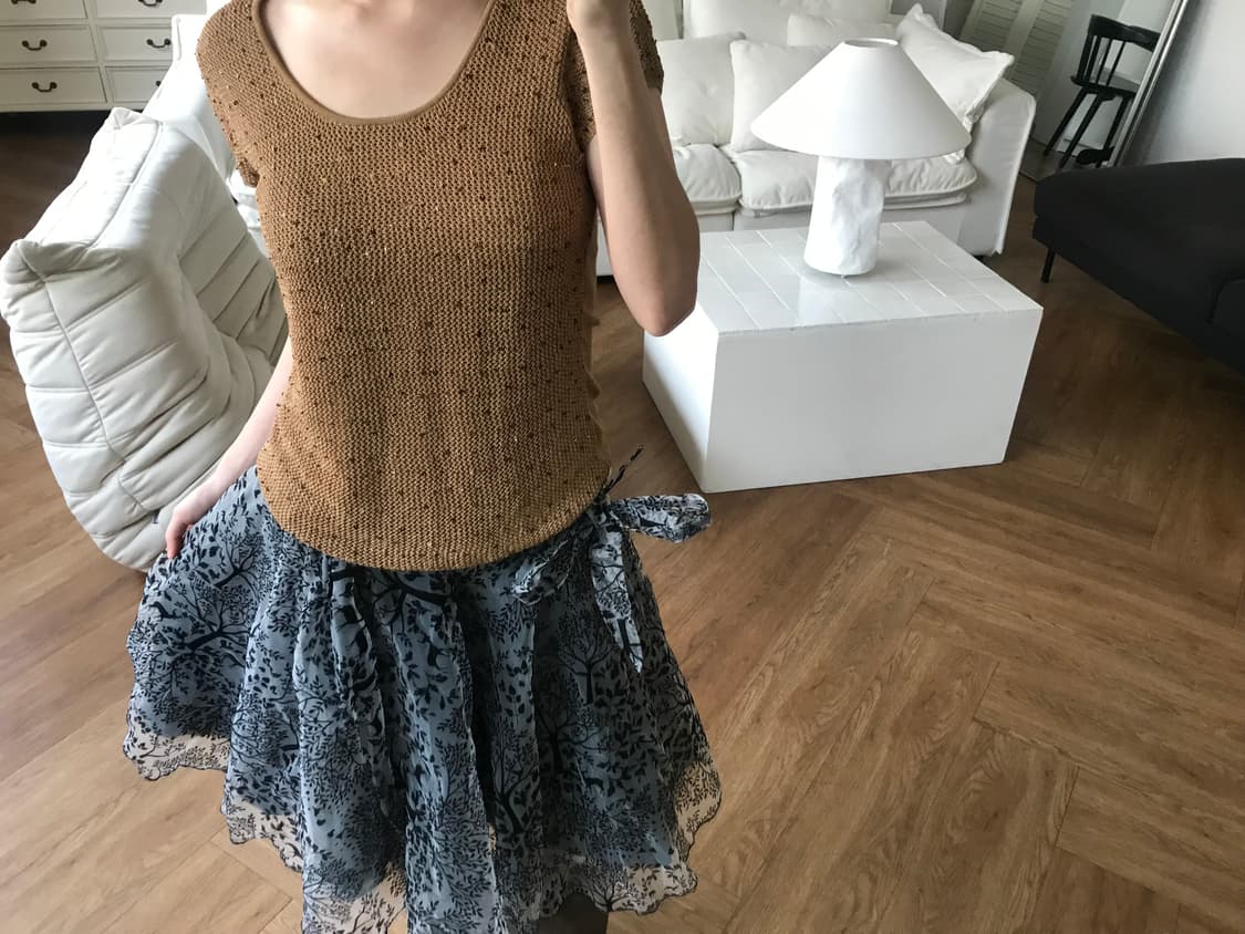 vintage beige knit 상품이미지7