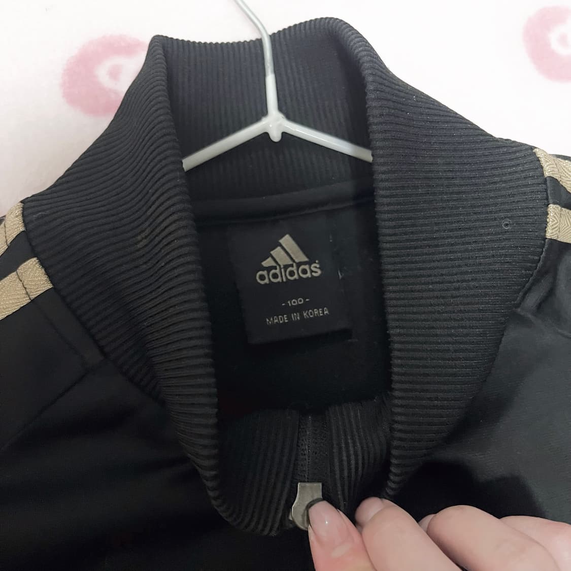 빈티지 아디다스 큐빅 져지 집업 상품이미지3