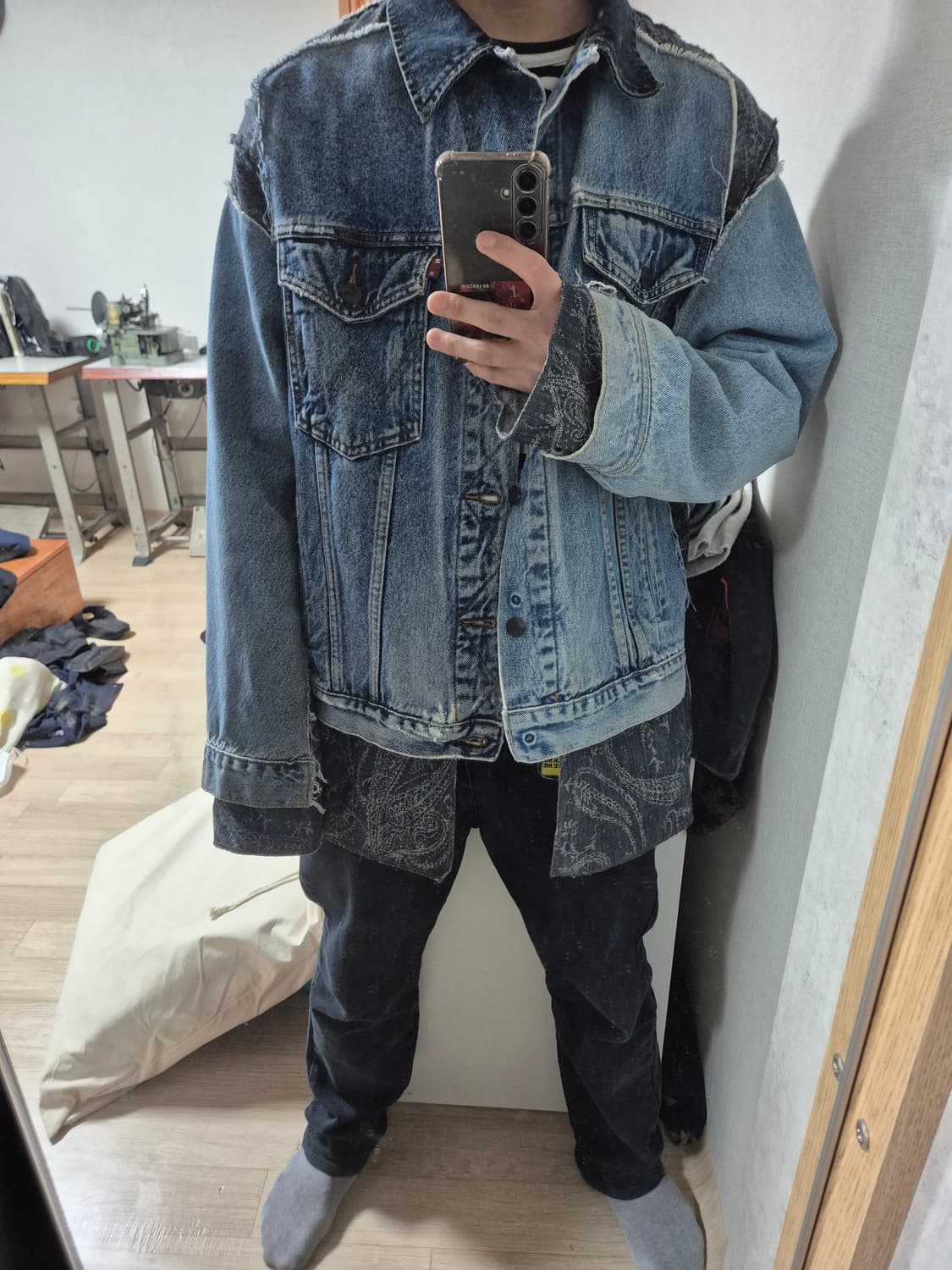 리빌드바이니들스 리버시블 청자켓 [L] 상품이미지2