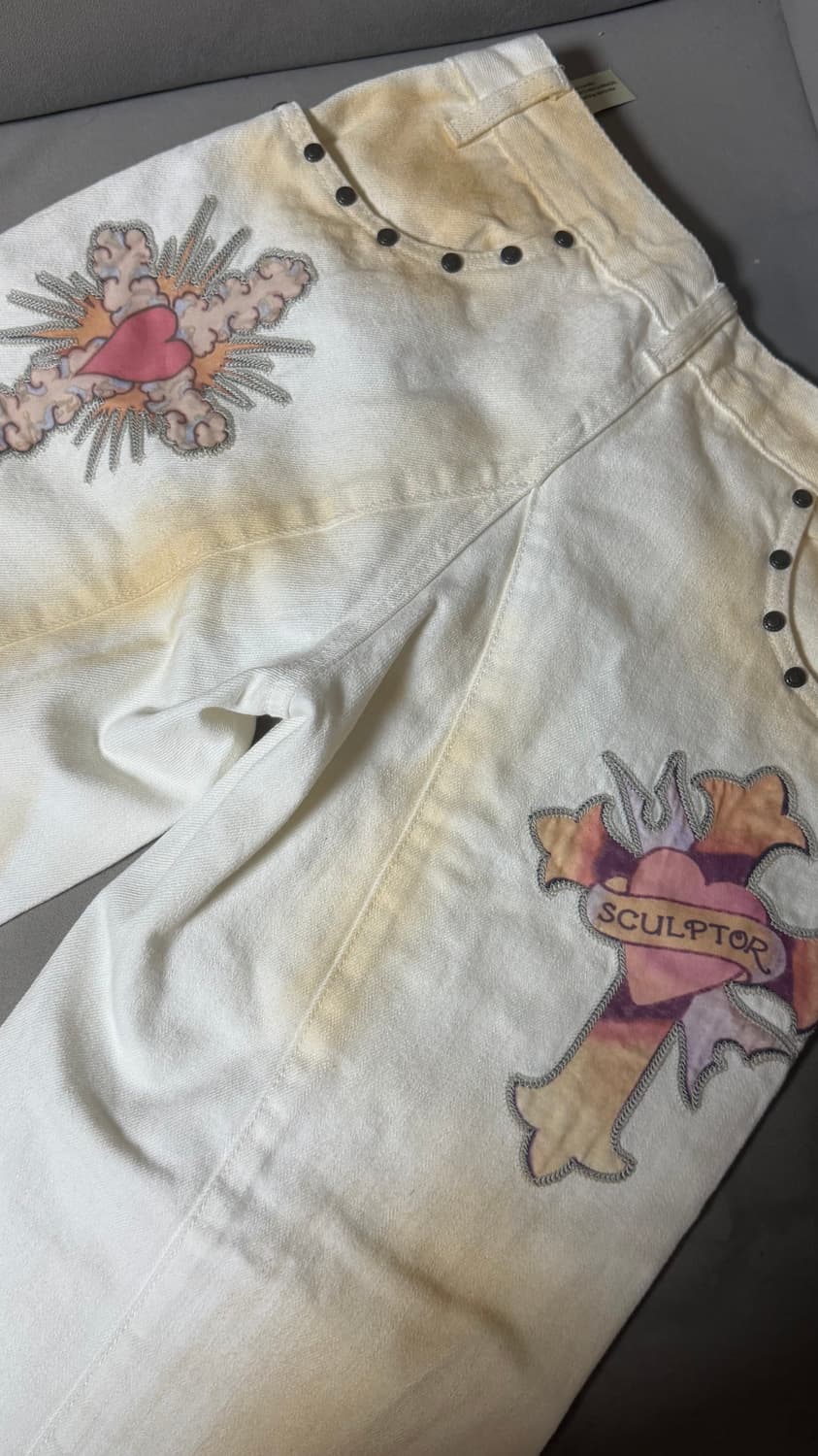 [DEADSTOCK] sculptor x ed hardy 데님팬츠 상품이미지3