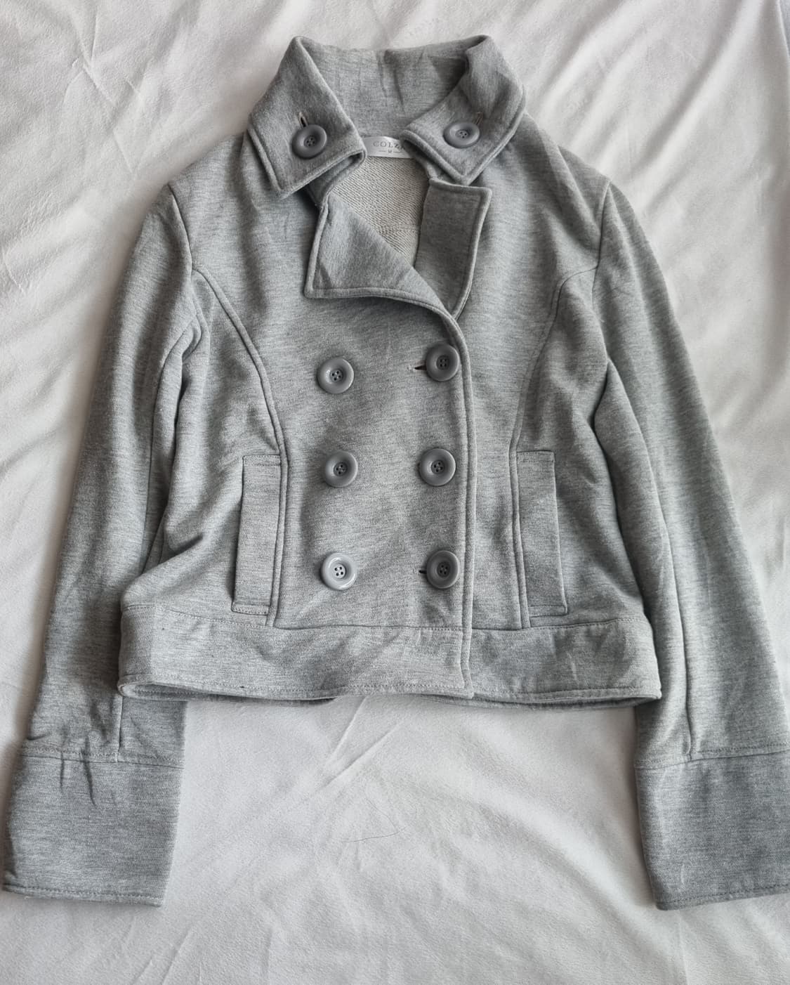 빈티지 그레이 단추 자켓 상품이미지1
