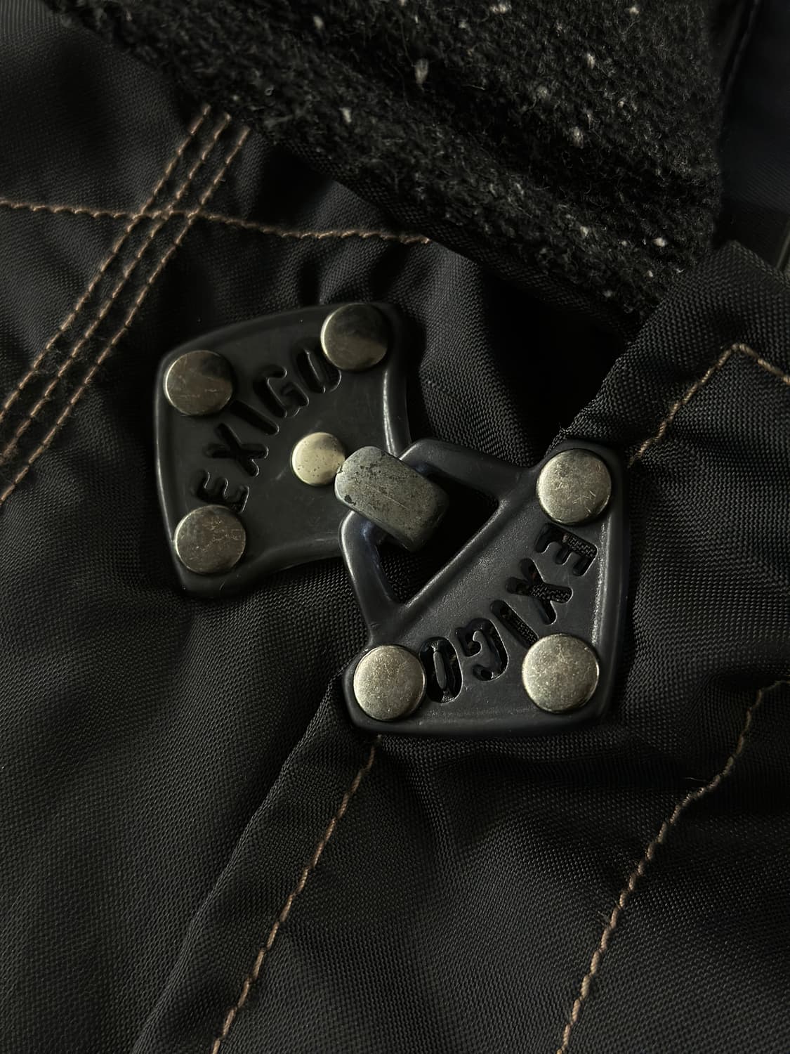 빈티지 EXIGO 테크니컬 울 믹스 자켓 상품이미지4