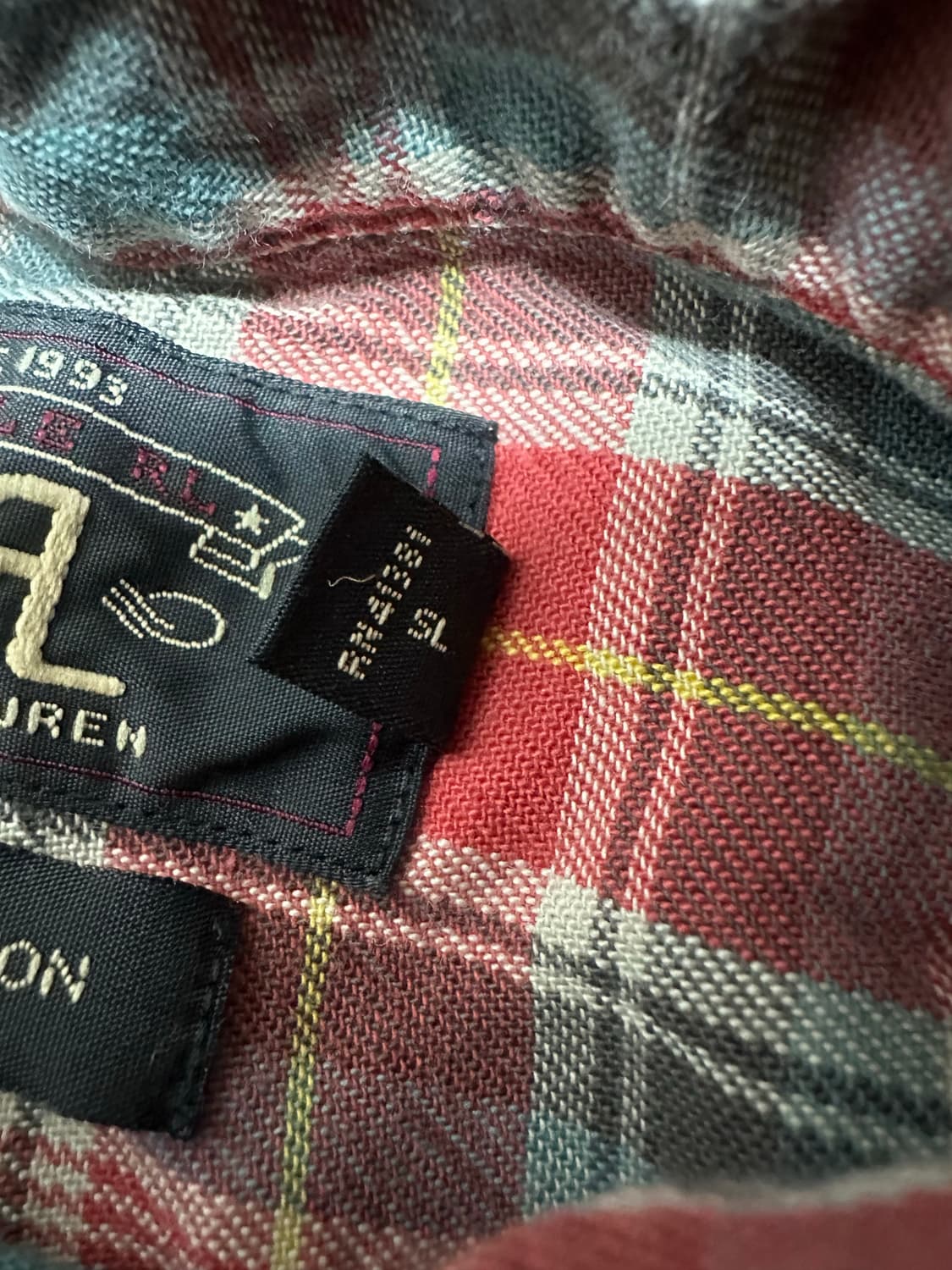 더블알엘 RRL 플란넬 체크 셔츠 상품이미지6