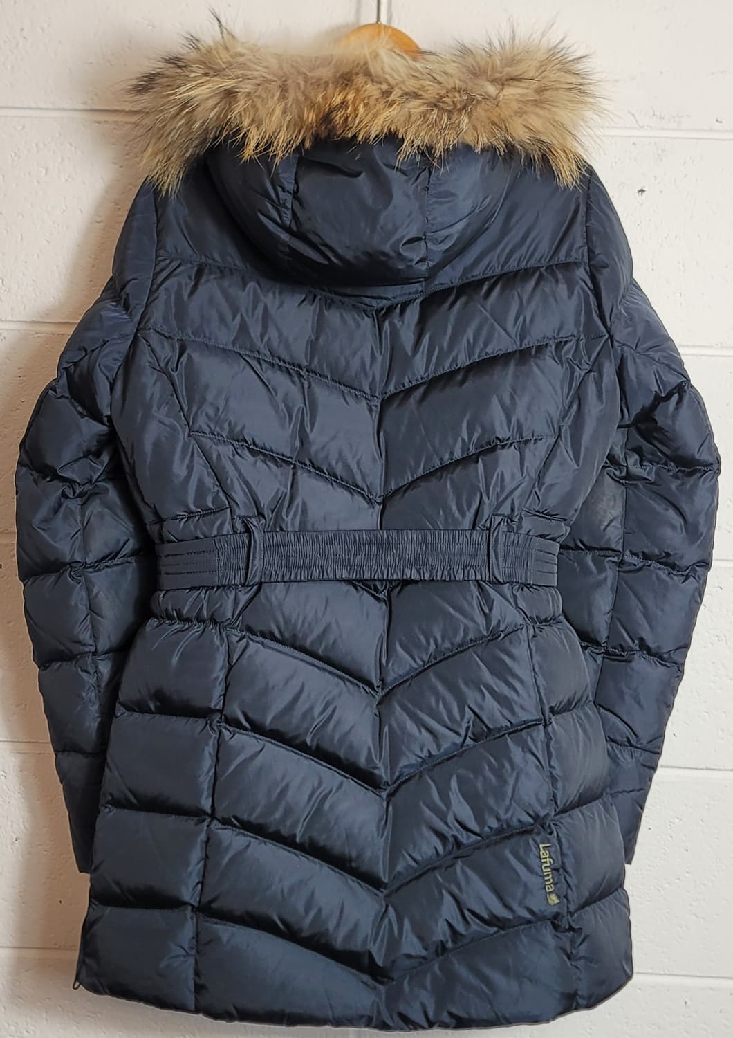 라푸마(여성용) 도로시 샤이니 벨티드 구스다운(거위털) 패딩코트 판매 상품이미지3